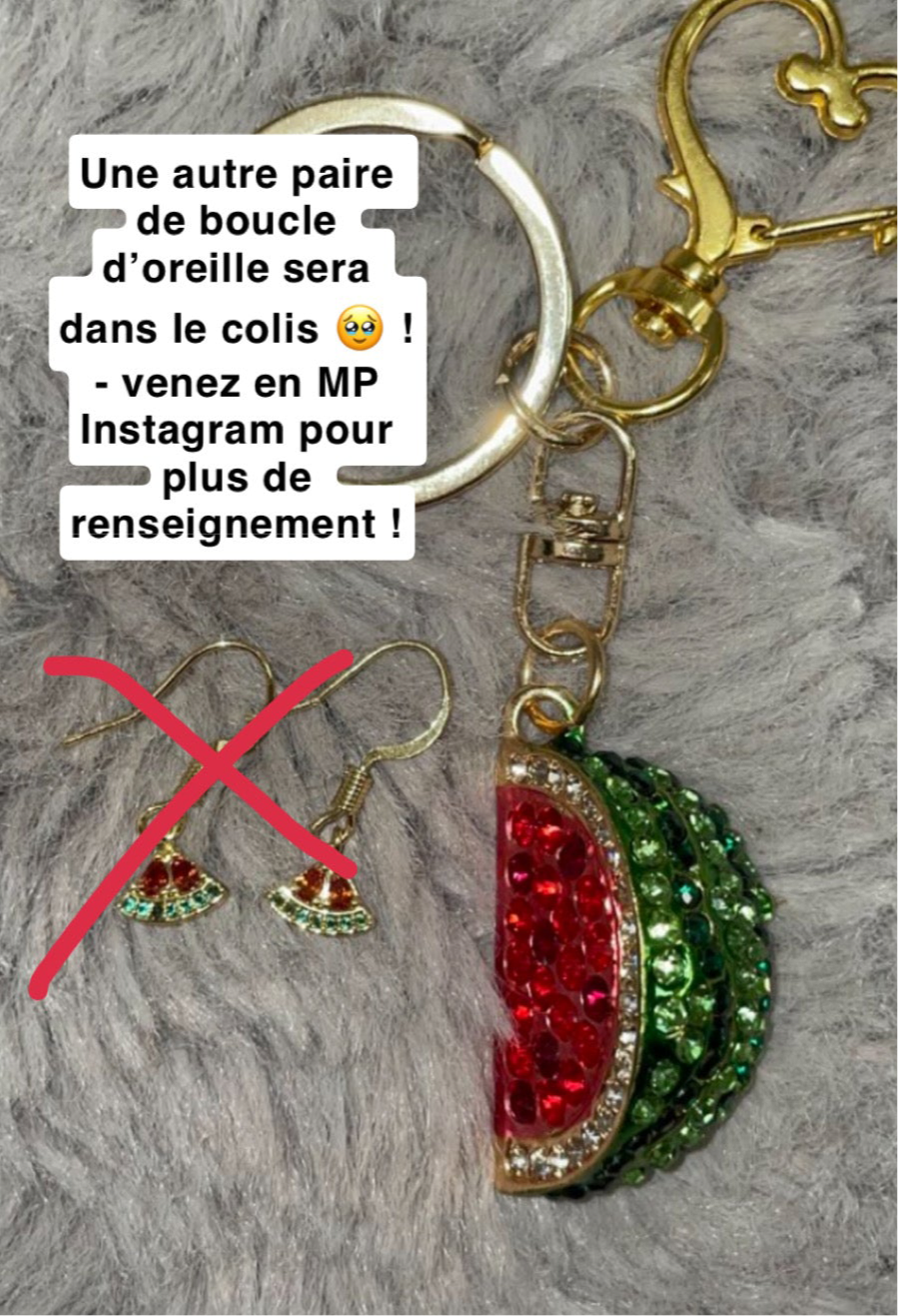 Parure Clé du cœur 🍉