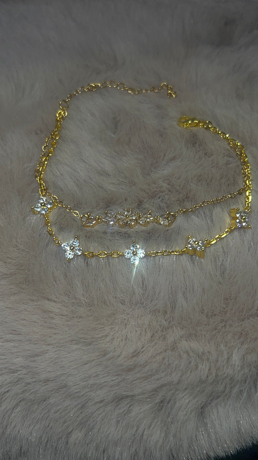 Double bracelet Clover