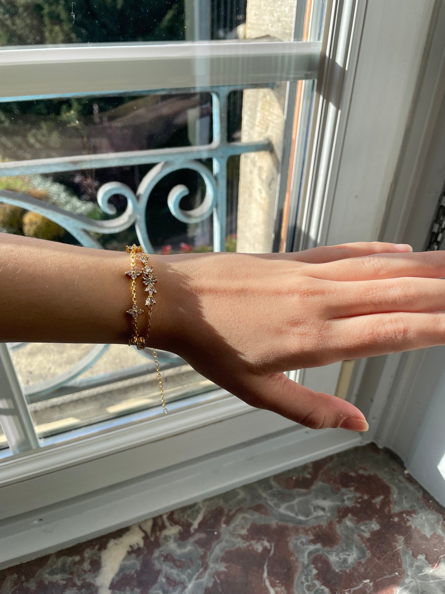 Double bracelet Clover